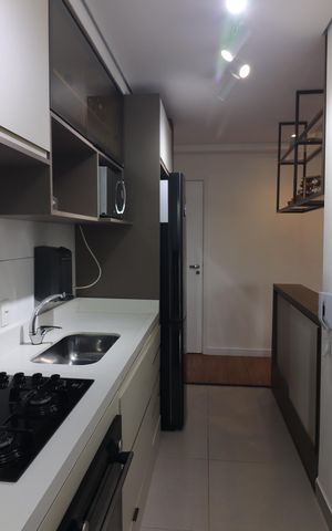 Apartamento à venda com 52m², 2 quartos e 1 vagaCozinha e Área de Serviço