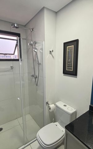 Apartamento para alugar com 45m², 2 quartos e 1 vaga Apartamento para alugar com 45m², 2 quartos e 1 vagaBanheiro