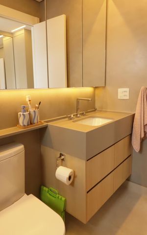 Apartamento à venda com 111m², 3 quartos e 2 vagasBanheiro da Suíte