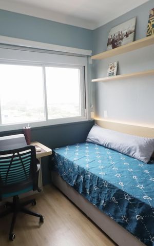 Apartamento à venda com 111m², 3 quartos e 2 vagasQuarto 2