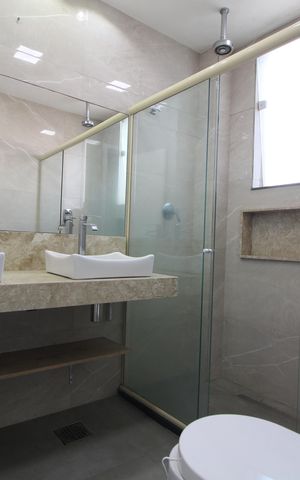 Apartamento à venda com 49m², 1 quarto e 1 vagaBanheiro