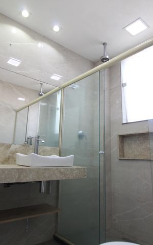 Apartamento à venda com 49m², 1 quarto e 1 vagaBanheiro