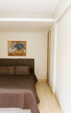 Studio para alugar com 54m², 1 quarto e 1 vagaQuarto