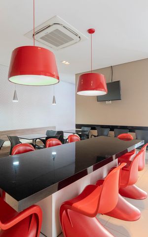 Studio à venda com 50m², 1 quarto e 1 vaga Studio à venda com 50m², 1 quarto e 1 vagaÁrea comum - Salão de festas