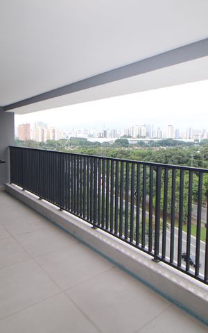 Apartamento à venda com 117m², 3 quartos e 2 vagasSala / Cozinha - Varanda