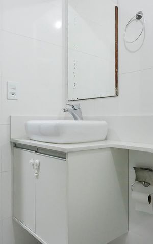 Apartamento para alugar com 74m², 2 quartos e 1 vagaBanheiro social