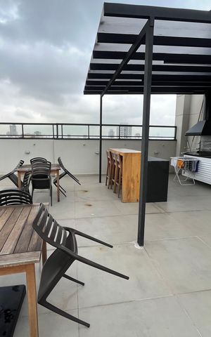 Apartamento para alugar com 39m², 2 quartos e 1 vaga Apartamento para alugar com 39m², 2 quartos e 1 vagaÁrea comum - Churrasqueira