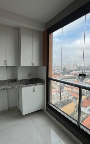 Apartamento para alugar com 39m², 2 quartos e 1 vaga Apartamento para alugar com 39m², 2 quartos e 1 vagaVaranda