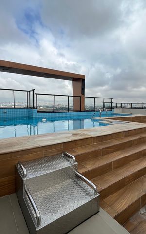 Apartamento à venda com 39m², 2 quartos e 1 vaga Apartamento à venda com 39m², 2 quartos e 1 vagaPiscina