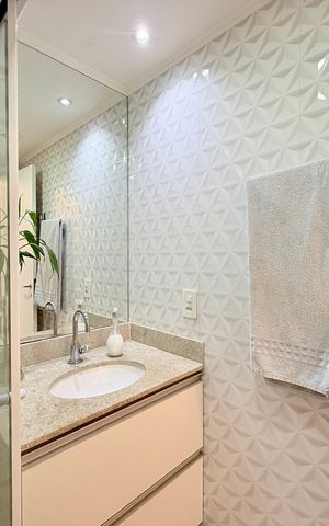 Apartamento para alugar com 68m², 2 quartos e 1 vaga Apartamento para alugar com 68m², 2 quartos e 1 vagaBanheiro Suíte