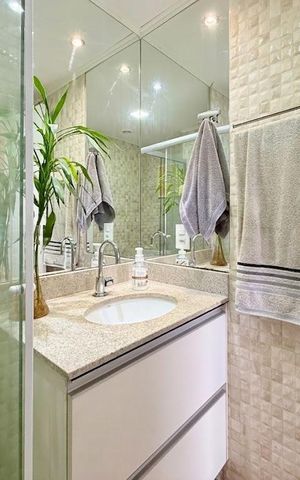 Apartamento para alugar com 68m², 2 quartos e 1 vaga Apartamento para alugar com 68m², 2 quartos e 1 vagaBanheiro Social