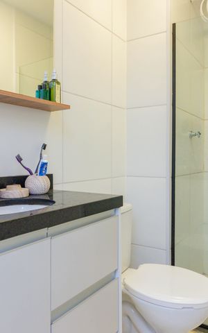 Apartamento à venda com 39m², 2 quartos e sem vaga Apartamento à venda com 39m², 2 quartos e sem vagaBanheiro