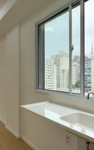Studio para alugar com 30m², 1 quarto e sem vaga Studio para alugar com 30m², 1 quarto e sem vagaCozinha