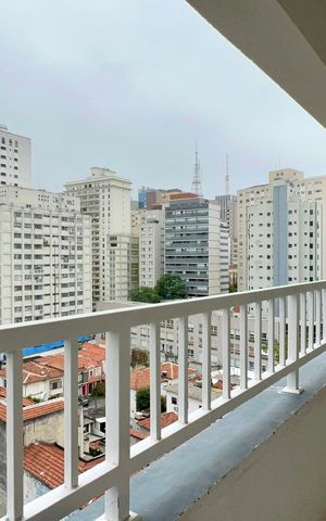 Studio para alugar com 30m², 1 quarto e sem vaga Studio para alugar com 30m², 1 quarto e sem vagaVaranda