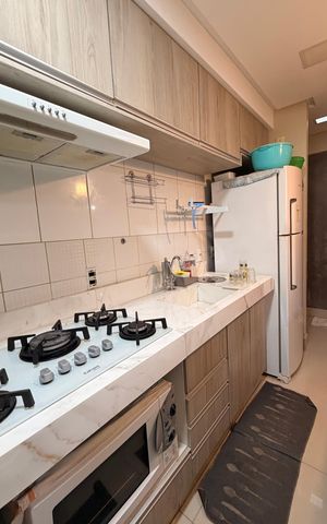 Apartamento à venda com 59m², 2 quartos e 1 vagaCozinha - Armários