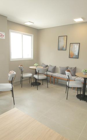 Apartamento à venda com 46m², 2 quartos e 1 vagaÁrea comum - Salão de festas