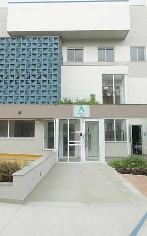 Apartamento à venda com 46m², 2 quartos e 1 vagaFachada e portaria