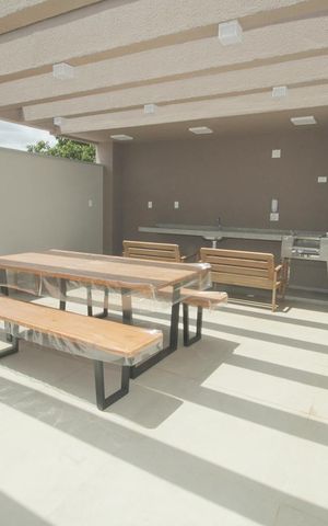 Apartamento à venda com 46m², 2 quartos e 1 vagaÁrea comum - Churrasqueira
