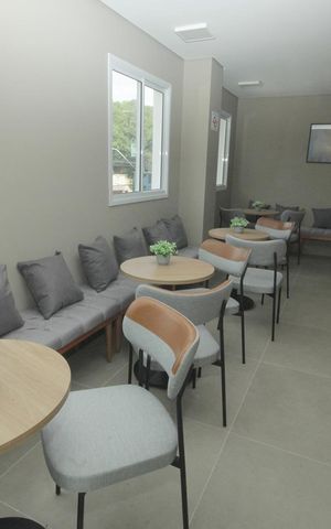 Apartamento à venda com 46m², 2 quartos e 1 vagaÁrea comum - Salão de festas