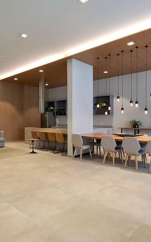 Apartamento para alugar com 27m², 1 quarto e sem vaga Apartamento para alugar com 27m², 1 quarto e sem vagaÁrea Comum - Espaço Gourmet