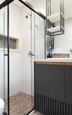 Apartamento à venda com 96m², 2 quartos e 2 vagasBanheiro da Suíte