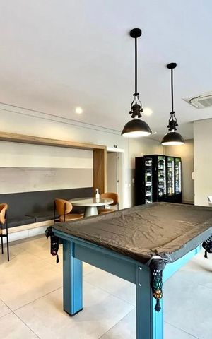 Apartamento à venda com 43m², 1 quarto e 1 vaga Apartamento à venda com 43m², 1 quarto e 1 vagaÁrea comum - Salão de Jogos