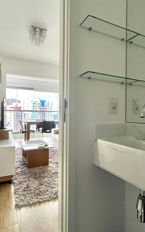 Apartamento à venda com 43m², 1 quarto e 1 vaga Apartamento à venda com 43m², 1 quarto e 1 vagaLavabo