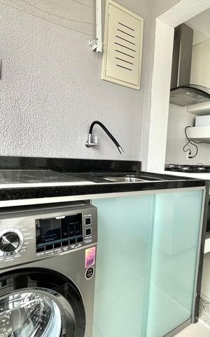Apartamento à venda com 43m², 1 quarto e 1 vaga Apartamento à venda com 43m², 1 quarto e 1 vagaÁrea de Serviço