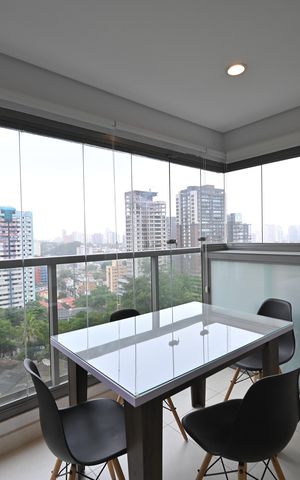 Apartamento à venda com 43m², 1 quarto e 1 vagaVaranda