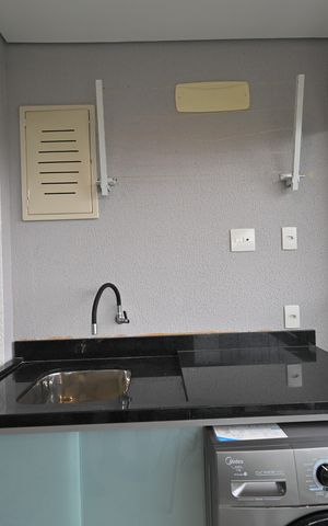 Apartamento à venda com 43m², 1 quarto e 1 vagaLavanderia