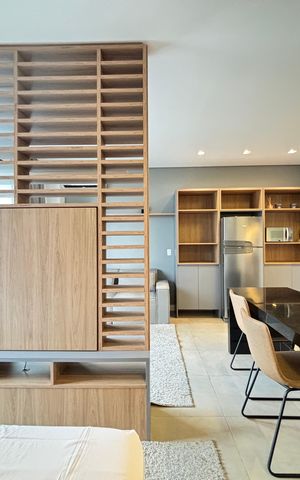 Studio para alugar com 42m², 1 quarto e 1 vaga Studio para alugar com 42m², 1 quarto e 1 vagaStudio