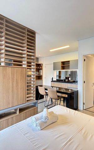 Studio para alugar com 42m², 1 quarto e 1 vaga Studio para alugar com 42m², 1 quarto e 1 vagaStudio