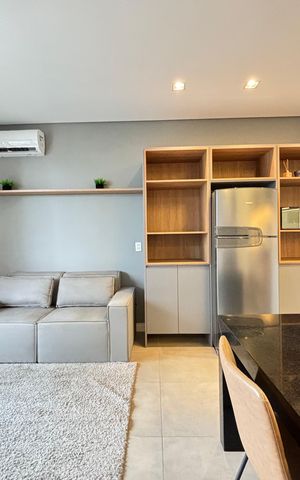 Studio para alugar com 42m², 1 quarto e 1 vaga Studio para alugar com 42m², 1 quarto e 1 vagaStudio
