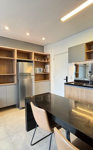 Studio para alugar com 42m², 1 quarto e 1 vaga Studio para alugar com 42m², 1 quarto e 1 vagaStudio