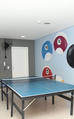 Apartamento à venda com 47m², 2 quartos e 1 vagaÁrea comum - Salão de jogos