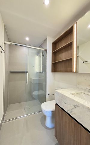 Apartamento para alugar com 44m², 1 quarto e 1 vaga Apartamento para alugar com 44m², 1 quarto e 1 vagaBanheiro