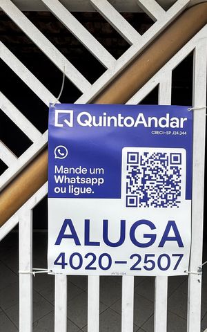 Casa para alugar com 160m², 3 quartos e 1 vagaPlaca