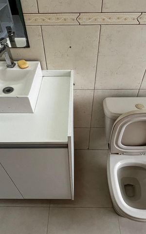 Casa para alugar com 160m², 3 quartos e 1 vaga Casa para alugar com 160m², 3 quartos e 1 vagaBanheiro da Suíte
