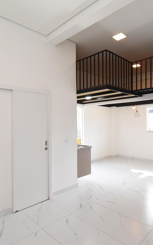 Studio à venda com 45m², 1 quarto e sem vagaSala do Loft