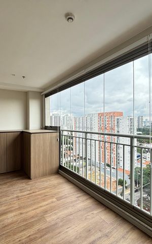 Apartamento para alugar com 42m², 1 quarto e 1 vaga Apartamento para alugar com 42m², 1 quarto e 1 vagaVaranda