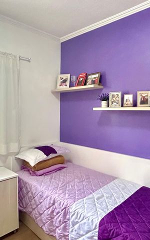 Apartamento à venda com 89m², 3 quartos e 1 vagaQuarto 2