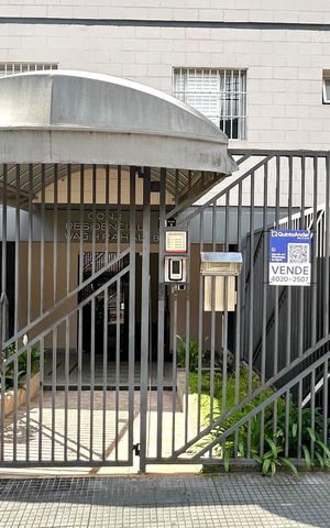 Apartamento à venda com 89m², 3 quartos e 1 vagaPlaca instalada na fachada do imóvel 