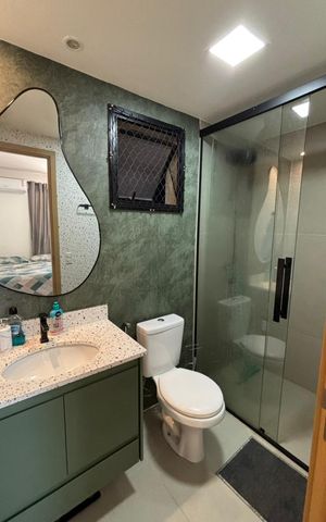 Apartamento para alugar com 56m², 2 quartos e 1 vaga Apartamento para alugar com 56m², 2 quartos e 1 vagaBanheiro