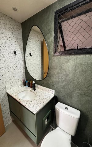 Apartamento para alugar com 56m², 2 quartos e 1 vaga Apartamento para alugar com 56m², 2 quartos e 1 vagaBanheiro