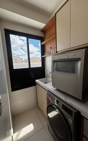 Apartamento para alugar com 56m², 2 quartos e 1 vaga Apartamento para alugar com 56m², 2 quartos e 1 vagaÁrea de serviço
