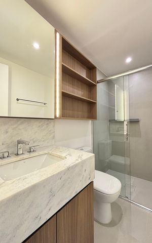 Apartamento para alugar com 41m², 1 quarto e 1 vaga Apartamento para alugar com 41m², 1 quarto e 1 vagaBanheiro