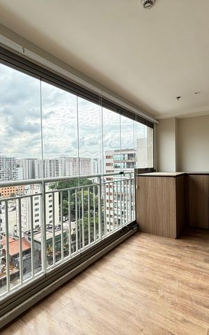 Apartamento para alugar com 41m², 1 quarto e 1 vaga Apartamento para alugar com 41m², 1 quarto e 1 vagaVaranda