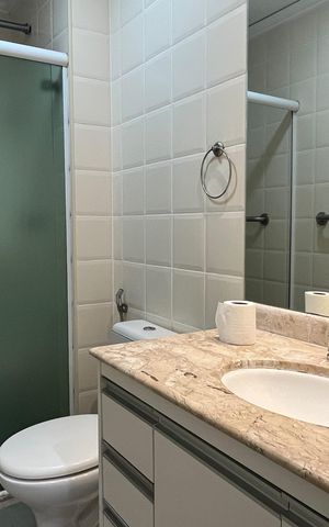 Apartamento para alugar com 108m², 3 quartos e 1 vagaBanheiro da Suíte