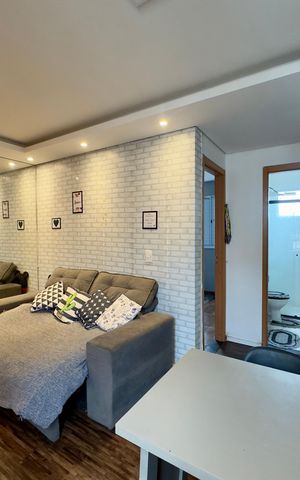 Apartamento para alugar com 38m², 2 quartos e 1 vagaSala
