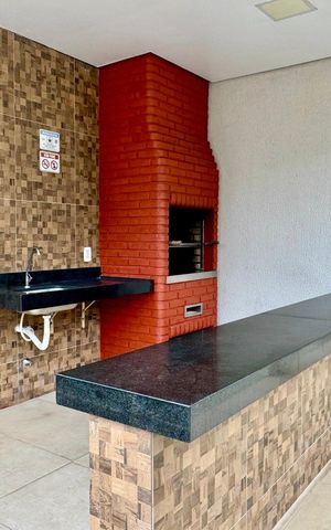 Apartamento para alugar com 38m², 2 quartos e 1 vagaChurrasqueira